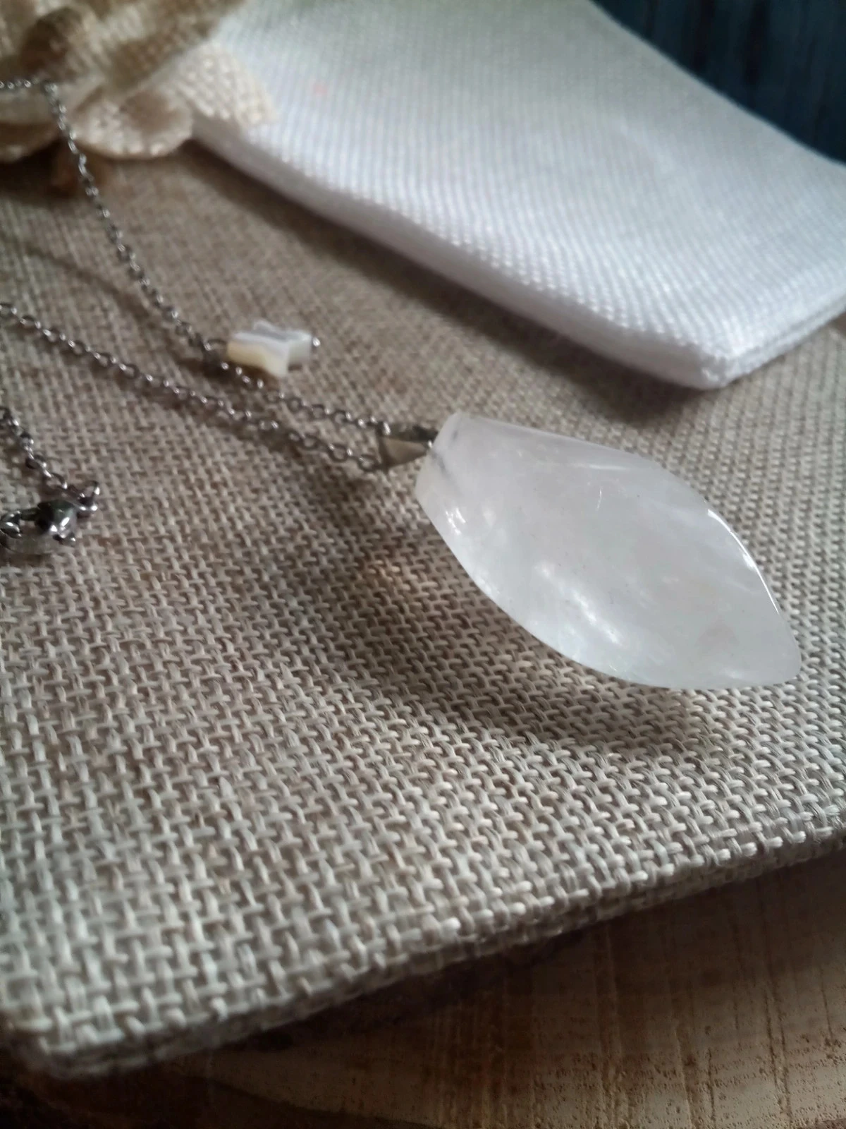 Colar de cristal de quartzo natural – photo 4